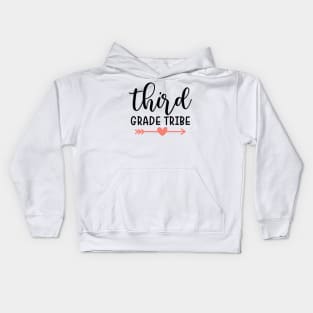 Third Grade Tribe Back to School Student Kids Kids Hoodie